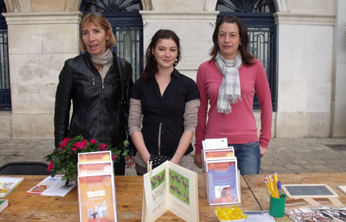 Sandrine De Maria, conseillère municipale, Ariane Céris et Anne Laure Bonneau