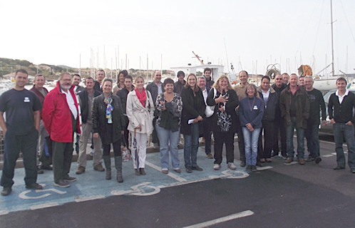 Des agents portuaires de toute la région ont visité le port de la Coudoulière certifié GEP. Cela se déroulait dans le cadre d'une formation.
