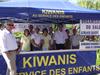L'équipe du Kiwanis Sanary-Bandol mobilisé durant ces trois jours avant le salon de l'auto la semaine prochaine à Bandol.